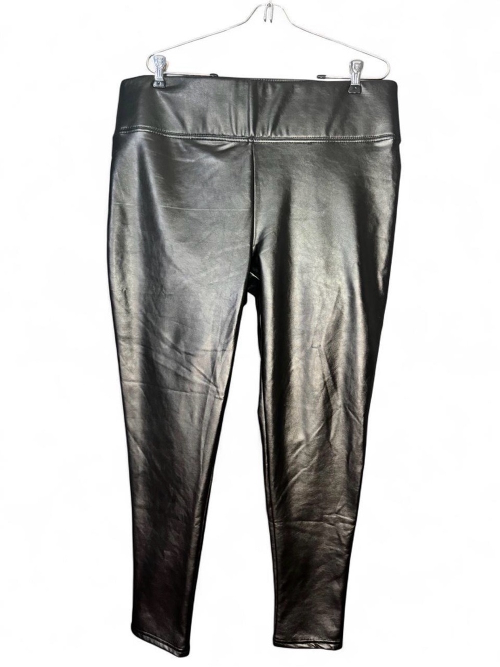 Vince Camuto Black Faux Leather Jeggings